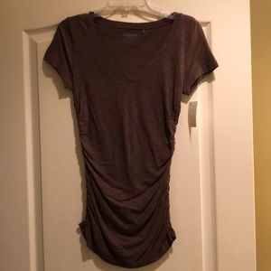 Brown shortsleeved shirt